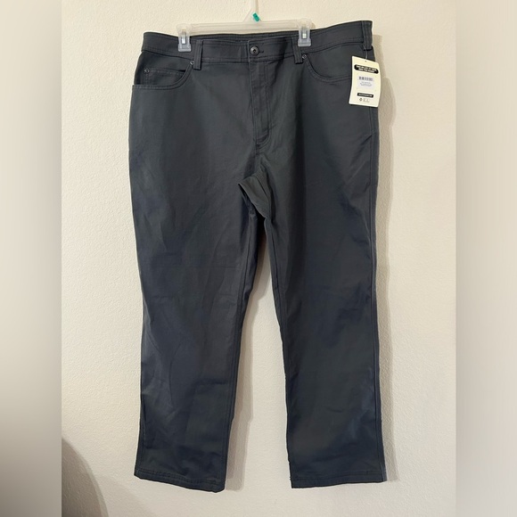 NWT Men's DuluthFlex Fire Hose Standard Fit 5-Pocket Pants Gray Size 40x30 Work - Picture 1 of 10